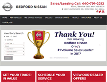 Tablet Screenshot of bedfordnissan.com